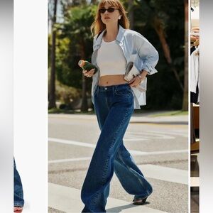 Reformation Cary Slouchy Wide Leg Jeans